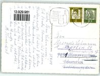10115 O1199 Westend Foto AK Reichsstraße Ecke Meiningen Allee Autos Apotheke Geschäfte