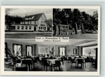21227 W2106 Bendestorf - Gasthaus-Pension E. Kurth Gastraum Garten