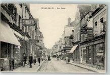 45200 Montargis - Rue Doree Singer Geschäfte Fahrrad Chemiserie