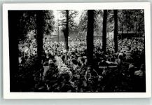 10115 W1000 Frohnau Privatfoto AK Garten Fest Ort lt. Fotograf