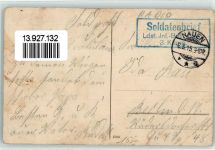 O1550 Nauen , Havelland Telefunkstation hoher Turm AK Funk 1915 Gebrauchsspuren