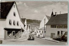 73312 W7342 Bad Ditzenbach FOTO KEINE AK Mercedes Litfaßsäule Ort handschriftlich