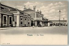 10000 Troyes - La Gare Kutsche Laterne