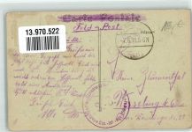 02470 Neuilly-Saint-Front 1918 - Rue de Soissons Werbung Chocolat Guerin-Boutron Feldpost WK I Infanterie Minenwerfer Res.-Inf.-Rgt. 159