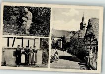 77746 W7601 Schutterwald - Krieger- u. Heimatdenkmal Tracht Kirchgasse