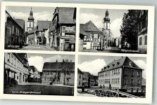 77731 W7608 Willstätt - Hauptstraße Kriegerdenkmal Schulhaus