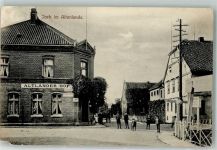 21635 W2155 Jork , Niederelbe 1910 Gebrauchsspuren Gasthaus Altlander-Hof Eckschaden