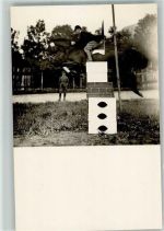 W8398 Anzing Hindernisreiten Privatfoto AK