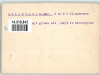 63906 W8765 Erlenbach a. Main FOTO KEINE AK Vogelschau Ort handschriftlich Original aufmontierte Verlagsmusterkarte