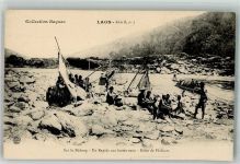 Foto AK Beruf Fischer sur le Mekong