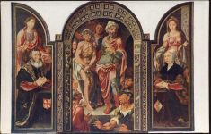 Flügelaltar, Christus, Schlesisches Museum der bild. Künste zu Breslau,E. A. Seemann,sign. Marten von Heemskerk AKU2 E. A. Seemann um 1910/20