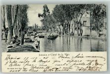 Kingston 1905 Foto AK Canal de la Viga Marktszene