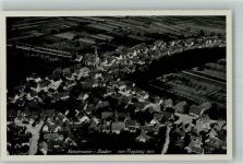 77963 W7635 Nonnenweier , Oberrhein - Fliegeraufnahme Nonnenweier