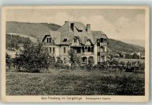 Bad Flinsberg Swieradow-Sdroj 1928 Gebrauchsspuren Pension Erholungsheim Saxonia