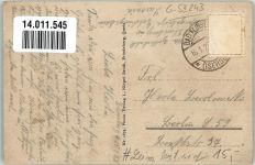 Bad Flinsberg Swieradow-Sdroj 1928 Gebrauchsspuren Pension Erholungsheim Saxonia