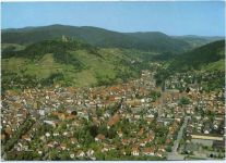 64646 W6148 Heppenheim 2002 - Heppenheim, Luftansicht,Schöning & Co