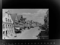 89312 W8870 Günzburg GLASNEGATIV Marktplatz