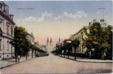 76829 W6740 Landau um 1910/20 - Landau, -Südring-, Kirche,G.H.F.