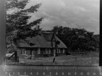 25946 W2278 Süddorf , Amrum GLASNEGATIV Friesenhaus