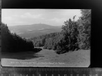 61250 W6390 Usingen GLASNEGATIV Blick vom Treisberg auf den Grossen Feldberg