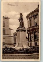 Leuven Louvain / Löwen 1914 Foto AK Denkmal Juste Lipse Feldpost WK I Nr. 104