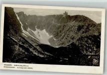 Schneegruben Baude Foto AK Riesengebirge
