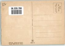 22100 Dinan Lithographie / Künstlerkarte Hotel de la Poste Auto