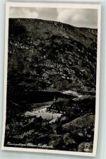 Kleine Teichbaude 1939 Foto AK Hüttenstempel