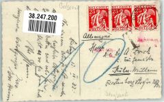 Durbuy 1933 Foto AK Ort handschriftlich