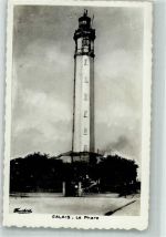62100 Calais Foto AK Leuchtturm