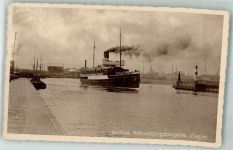 Aarhus Arenhusen 1925 Foto AK Dampfschiff