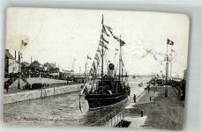 44600 Saint-Nazaire Foto AK Hafen Dampfschiff