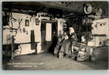 4202 Kirchschlag bei Linz Foto AK Tracht Oberösterreichische Bauernstube