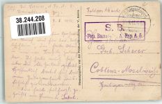 09600 Dun 1916 Foto AK Feldpost WK I Armee-Oberkommando Blick auf den Friedhof