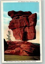 Der Balanced Rock im Mushroom Park USA Gesteinsformation