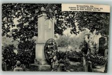 67160 Wissembourg Weißenburg 1911 Foto AK Kriegerdenkmal 1870 bahnp Strassburg-Frankfurt Zug 90