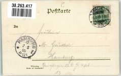 15344 O1260 Strausberg 1900 Lithographie Ihlandsee