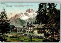 39034 Schluderbach Carbonin Foto AK Hotel Schulderbach