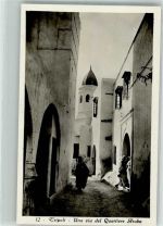 Tripolis Foto AK Gasse Tracht