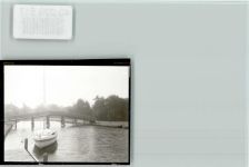 31558 W3055 Hagenburg b Wunstorf FOTO KEINE AK Segelboot Brücke