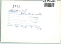 54531 W5562 Manderscheid , Eifel FOTO KEINE AK Hotel Heidsmühle