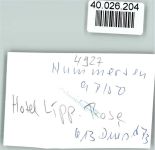 32676 W4927 Hummersen FOTO KEINE AK Hotel Lippische Rose Innenaufnahme