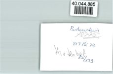 97846 W8775 Partenstein im Spessart FOTO KEINE AK Hotel Hirtenhof
