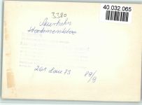 38640 W3380 Auerhahn , Oberharz FOTO KEINE AK Bekanntmachung Stadtforsstamt Goslar