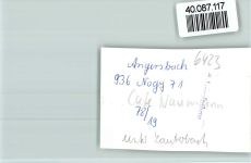 36367 W6423 Angersbach FOTO KEINE AK Cafe Naumann