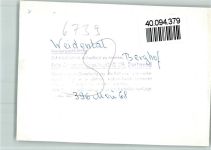 67475 W6739 Weidenthal , Pfalz FOTO KEINE AK Berghof