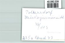 56821 W5597 Poltersdorf FOTO KEINE AK Hotel Vergissmeinnicht