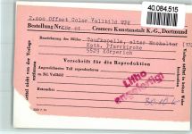54675 W5529 Körperich , Eifel FOTO KEINE AK Taufkapelle mit Hochaltar