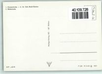 18209 O2560 Bad Doberan - Klosterkirche im Sebastian-Bach-Garten Bäderbahn