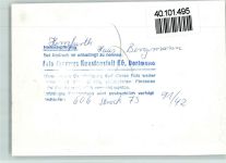 34549 W3593 Hemfurth FOTO KEINE AK Haus Bergmann